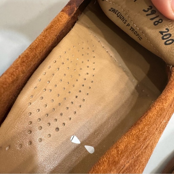 G.H. Bass Weejuns Tropic Floral Suede Leather Loafers Women's Size 11M - Picture 9 of 11